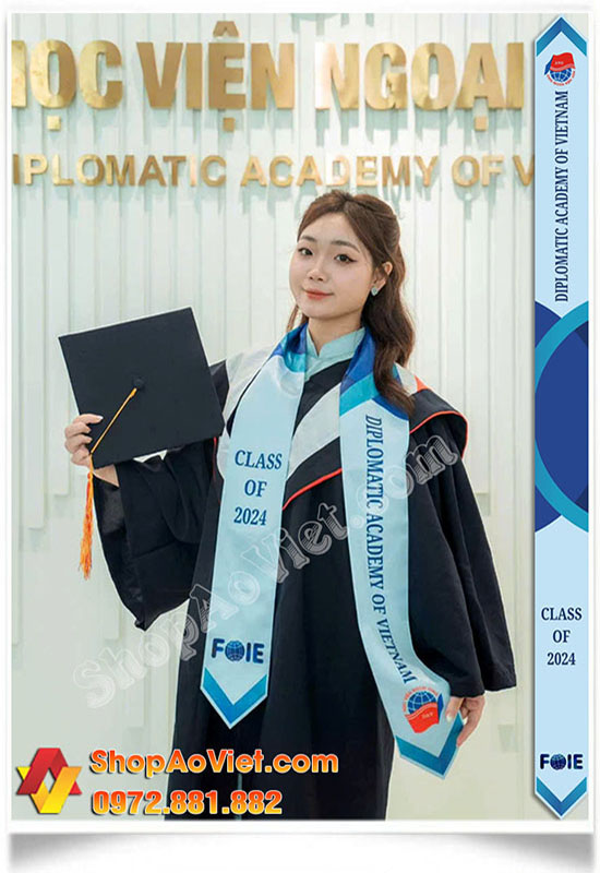 sash tốt nghiệp học viện ngoại giao - DAV